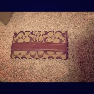 Genuine leather Coach wallet